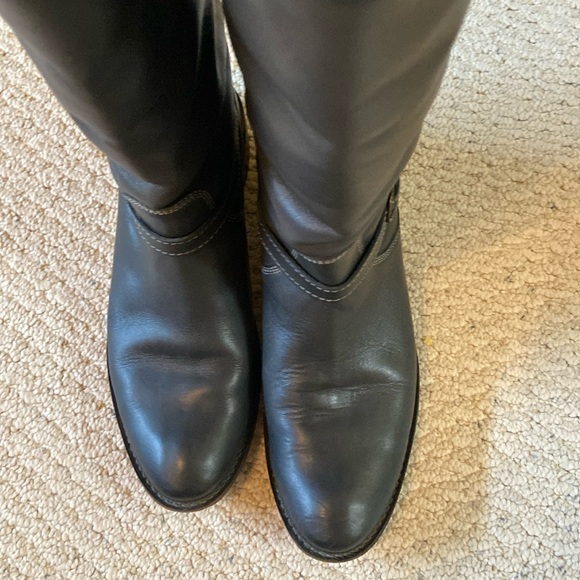 Frye Gray Heeled Boots for Women - Picture 12 of 15